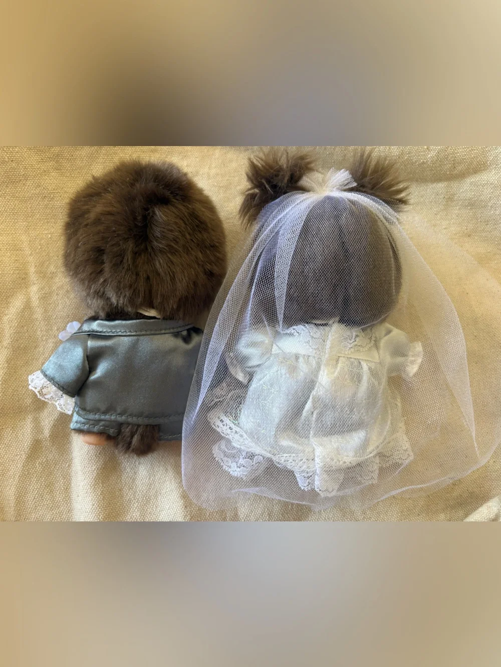 wedding bebichhichi monchhichi set of 2